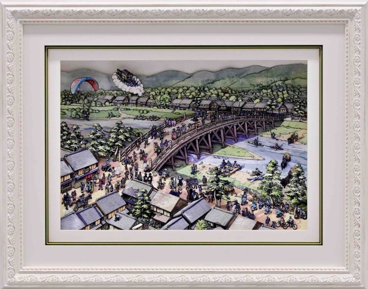 絵本東海道　京都三条大橋