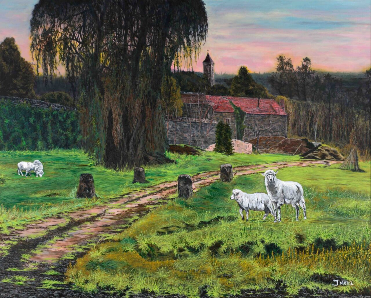 大樹のある風景