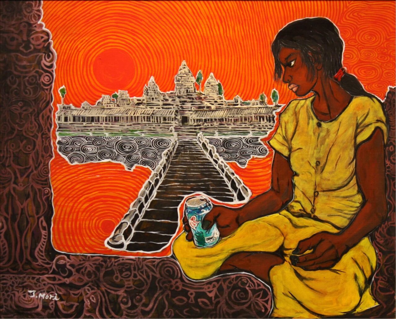 アンコールワットで出会った少女２