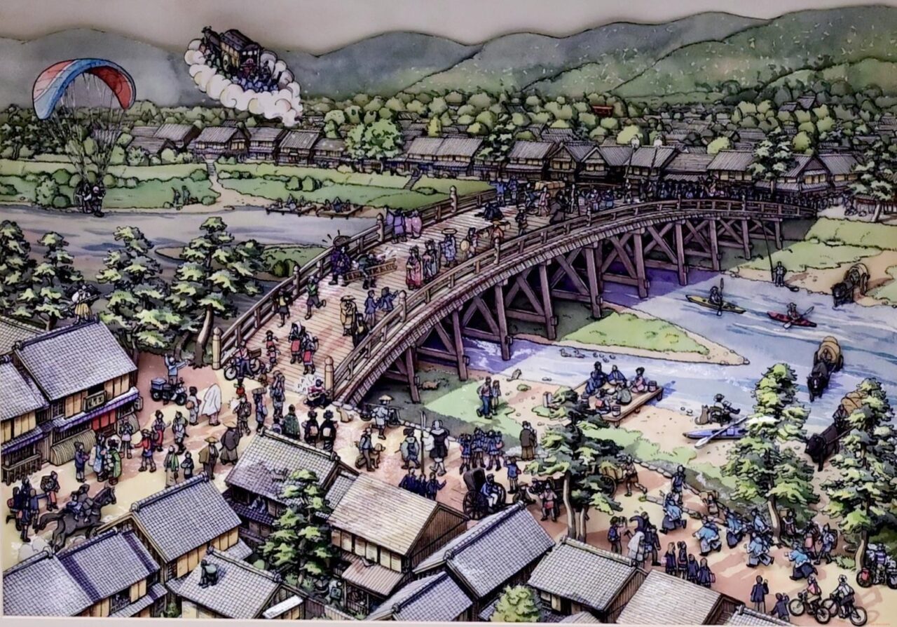 絵本東海道　京都三条大橋