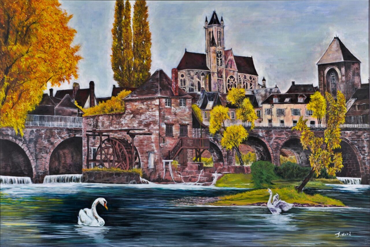 秋深まるモレ・シュル・ロワン　