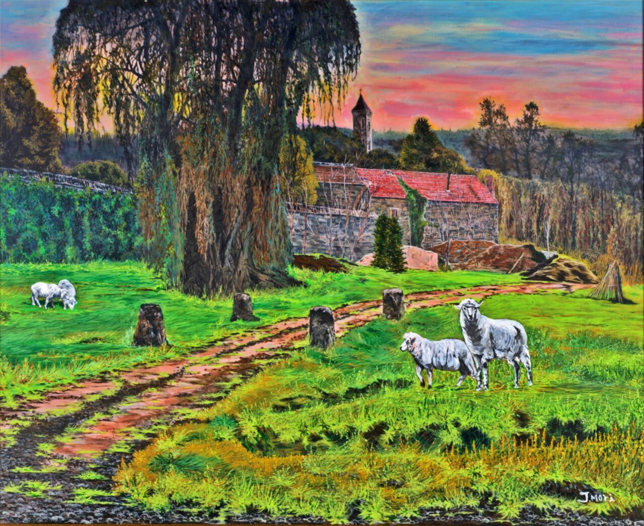 大樹のある風景