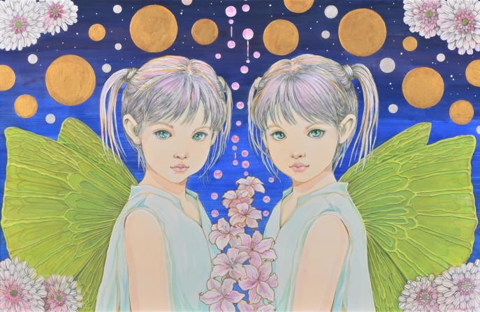 準会員 Matsuda Miho 松田 美歩 鉛筆画 何かのはじまり 40M