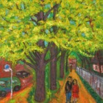 87 井上紀樹 「色づく銀杏並木」