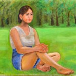 65 河合哲夫 「芝生」