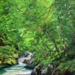 59 町田政江 「新緑水音」