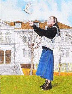 s-54_2 高久 省三 希望 II 50F 水彩画 s-54_2 高久 省三 希望 II 50F 水彩画