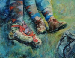 s-50 久保 光子 ひとやすみ 50F 油彩画 s-50 久保 光子 ひとやすみ 50F 油彩画