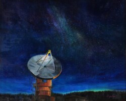 s-47 宇敷 綾子 宙へ 30F 油彩画 s-47 宇敷 綾子 宙へ 30F 油彩画