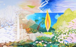 s-29 座本 平源 夢の途中「春夏秋冬」100Fx2 ミクストメディア s-29 座本 平源 夢の途中「春夏秋冬」100Fx2 ミクストメディア