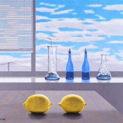 s-24 岸 弘明 梅雨明ける 550 油彩画 s-24 岸 弘明 梅雨明ける 550 油彩画