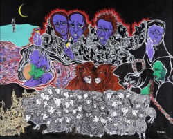 03 森 務 闇の慟哭 100F ミクストメディア 03 森 務 闇の慟哭 100F ミクストメディア