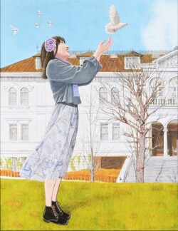 s-53 高久 省三 希望 I 50F 水彩画 s-53 高久 省三 希望 I 50F 水彩画