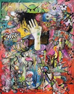 s-67 新人賞 SAKURAKO 生きると仰って 30F 油彩画 s-67 新人賞 SAKURAKO 生きると仰って 30F 油彩画