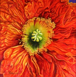 16 左 時枝 FLOWER花 100S 油彩画 16 左 時枝 FLOWER花 100S 油彩画