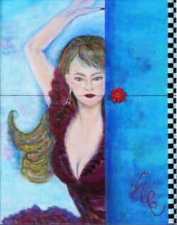 s-19 阿久津 冴子 PASSION  30 油彩画 s-19 阿久津 冴子 PASSION 30 油彩画