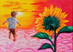 23 杉本 康則 この空がいつまでも ミクストメディア 23 杉本 康則 この空がいつまでも ミクストメディア