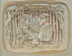 24 田原 貴美子 森の妖精 シャドーボックスアート 24 田原 貴美子 森の妖精 シャドーボックスアート