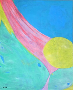 会員 清水 恭子 平和の光 100F 油彩画 会員 清水 恭子 平和の光 100F 油彩画