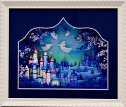 会友 鈴木 妙江 天使達の時間 68x76 3Dシャドーボックスアート  会友 鈴木 妙江 天使達の時間 68x76 3Dシャドーボックスアート