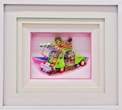 一般 大神 稔 2cv なんて素敵な車 3Dシャドーボックスアート 一般 大神 稔 2cv なんて素敵な車 3Dシャドーボックスアート