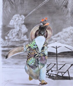 一般 松尾 隆雄 夏だ! 鉛筆画 一般 松尾 隆雄 夏だ! 鉛筆画