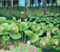 一般 国分 誠 林の中のひと時 日本画 一般 国分 誠 林の中のひと時 日本画