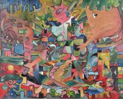 準会員 SAKURAKO SAKURAKO 油彩画 みんなのために 100F テーマ 準会員 SAKURAKO SAKURAKO 油彩画 みんなのために 100F テーマ