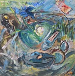 会 員 Takaya Yaeko 高谷彌榮子 水彩画 草むらの水たまり 57,5×57,5 会 員 Takaya Yaeko 高谷彌榮子 水彩画 草むらの水たまり 57,5×57,5