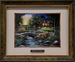 会 友 Kuroda Hisae 黒田 久恵 3Dシャドウボックスアート Stonybrook Cottage 65×53 会 友 Kuroda Hisae 黒田 久恵 3Dシャドウボックスアート Stonybrook Cottage 65×53