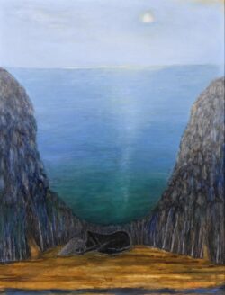 理 事 Kito Kiriko 鬼頭 霧子 油彩画 宙の声が聴こえる F80 理 事 Kito Kiriko 鬼頭 霧子 油彩画 宙の声が聴こえる F80