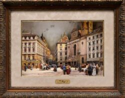 一般 Kawanabe Keiko 川鍋 恵子 3Dシャドーボックスアート ウィーンの街 49×62 一般 Kawanabe Keiko 川鍋 恵子 3Dシャドーボックスアート ウィーンの街 49×62