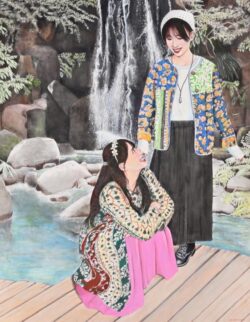会 員 Takaku Shozo 髙久 省三 水彩画 ほほえみ 50F 会 員 Takaku Shozo 髙久 省三 水彩画 ほほえみ 50F