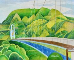 会 員 Narita Ryo 成田 亮 油彩画 竜神峡の伝説 100F 会 員 Narita Ryo 成田 亮 油彩画 竜神峡の伝説 100F