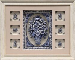 一般 Tanaka Yuko 田中 佑香 3Dシャドーボックスアート Antique Flower 54×67 一般 Tanaka Yuko 田中 佑香 3Dシャドーボックスアート Antique Flower 54×67