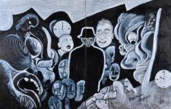 理 事 Deguchi Naoyasu 出口 仍康 油彩画 瞬く間の人生 F160 理 事 Deguchi Naoyasu 出口 仍康 油彩画 瞬く間の人生 F160