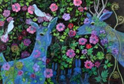 会 員 Yokomoto Sanae 横本 早苗 油彩画 森の音楽 50P テーマ 会 員 Yokomoto Sanae 横本 早苗 油彩画 森の音楽 50P テーマ