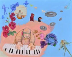 会 員 Ishii Motome 石井 泉女 油彩画 アトリエにて 30F 会 員 Ishii Motome 石井 泉女 油彩画 アトリエにて 30F